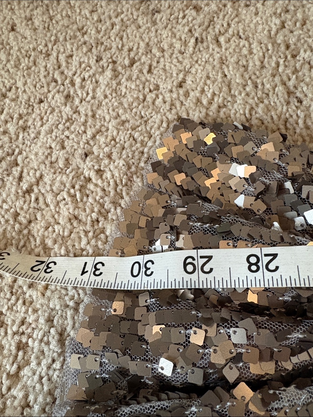 NWT Express Gold Sequin Mini Dress,Medium - Picture 8 of 8